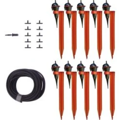 Umweltfreundliches Bewässerungssystem Mit 10 Tropfer Zum Stecken