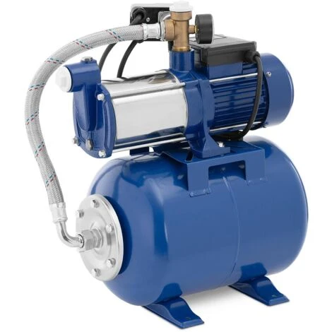 Hauswasserwerk Wasserpumpe Gartenwasserpumpe Selbstansaugend 1200 W 5,9 M³/h 24 L