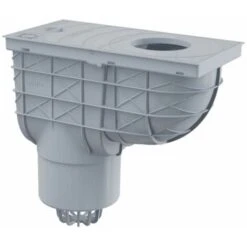 Regensinkkasten Senkrecht Grau Dachrinnenablauf Regenwasser Einlaufdurchmesser Ø80-125mm Ablaufdurchmesser DN125 Mm