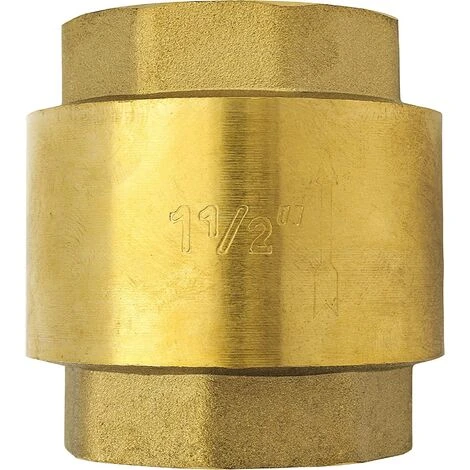 1 1/2 Zoll Rückschlagventil Aus Hochbelastbarem Hochwertigem Messing, Rostfrei Und Auslaufsicher Für Pumpe, Brunnen, Waschmaschine, Garten, Regentonne, Fass – Bild 4