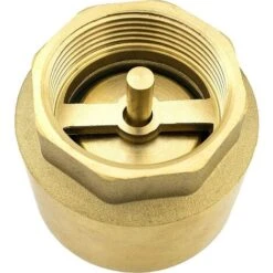 1 1/2 Zoll Rückschlagventil Aus Hochbelastbarem Hochwertigem Messing, Rostfrei Und Auslaufsicher Für Pumpe, Brunnen, Waschmaschine, Garten, Regentonne, Fass