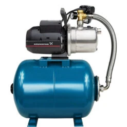 Grundfos Wasserpumpe 850W +24 L Kessel Hauswasserwerk Jetpumpe Gartenpumpe Kreiselpumpe