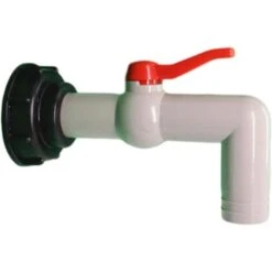IBC 1000L Kunststoff-Hahnarmatur, 60 Mm Grobgewinde-Ablauftank-Adapter Für Wannenadapter Gartenhahn, 20/25/32 Mm Export (32 Mm)