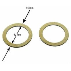 Dichtungssatz 2 Dichtungen Verschraubungsdichtung 1 Satz Für Pumpen DN 32 55/42mm