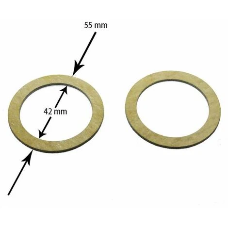 Dichtungssatz 2 Dichtungen Verschraubungsdichtung 1 Satz Für Pumpen DN 32 55/42mm