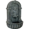 STILISTA® Gartenbrunnen Löwenkopf 34x23x53 Cm