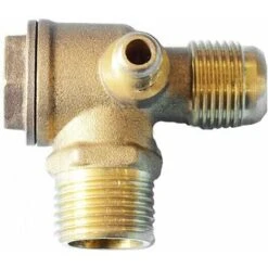 HIASDFLS 3-Wege-Rückschlagventil Für Direkten Luftkompressor (männlich, 3/8 X 14 Mm X 0,3)