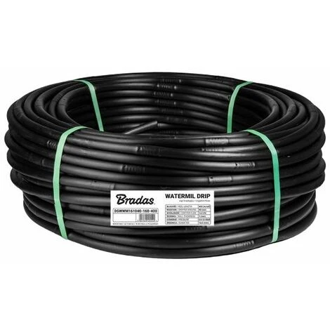 Tropfschlauch 100m WATERMIL DRIP Bradas DSWWM161033-160-100