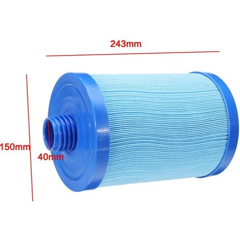 Spa-Filterelement Für 6CH-940 PWW50, 243 X 150 Mm Mit 40 Mm Loch, Whirlpool-Filterkartusche, Pool-Zubehör – Bild 2