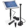 Solar Teichpumpe 5W 470l/h Solarpumpe Gartenteich Pumpenset Teich Esotec 101012