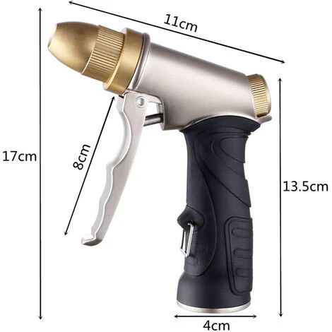 Gartenschlauch Düse Multifunktion Gardena Spritze Garten Handbrause Für Bewässerung Autowäsche Haustiereduschen – Bild 3