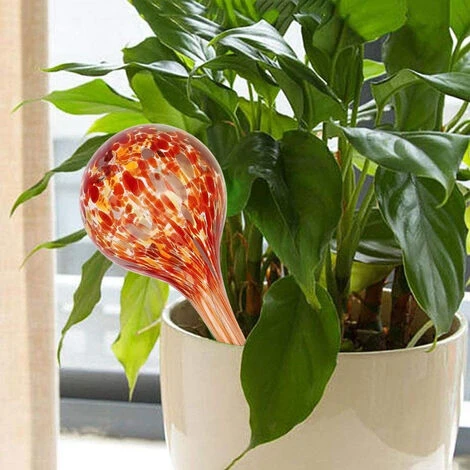 4 Stück Automatische Bewässerungskugel Für Pflanzen Aus Glas Durchmesser 8cm – Bild 5