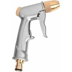 MINKUROW 1 Stück Gartenschlauchdüse Robuste Metallschlauchspritze Wasserpistole Einstellbare Multifunktionsdüse Für Die Bewässerung Von Pflanzen Autowäsche Und Hundedusche