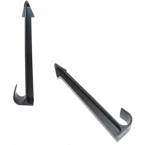 Bodenbefestigungshalterungen Für Ankerschlauch Für Gartenschlauch, 50 Stück, Schwarz, 11 Cm – Bild 3