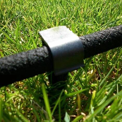 Bodenbefestigungshalterungen Für Ankerschlauch Für Gartenschlauch, 50 Stück, Schwarz, 11 Cm – Bild 4