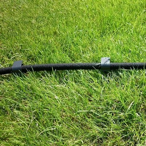 Bodenbefestigungshalterungen Für Ankerschlauch Für Gartenschlauch, 50 Stück, Schwarz, 11 Cm – Bild 5