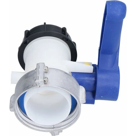 Deckon Absperrklappe, IBC Absperrklappe Tank Wasseradapter Auslasssteuerung, Mit Dickem Gewinde Für Industrielle Steuerung, DN50 (75 Mm) Absperrklappe Aus Aluminiumlegierung – Bild 2