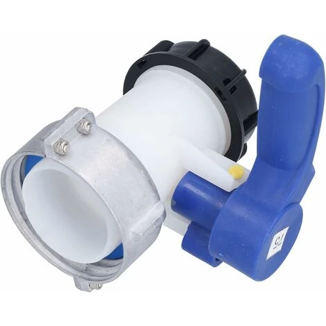 Deckon Absperrklappe, IBC Absperrklappe Tank Wasseradapter Auslasssteuerung, Mit Dickem Gewinde Für Industrielle Steuerung, DN50 (75 Mm) Absperrklappe Aus Aluminiumlegierung – Bild 3