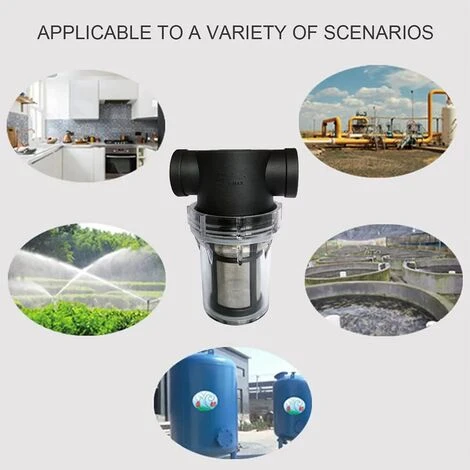 1/2 Rohrleitungsfilter Für Wasserpumpe Mit 100 Mesh Edelstahlfilter – Bild 5