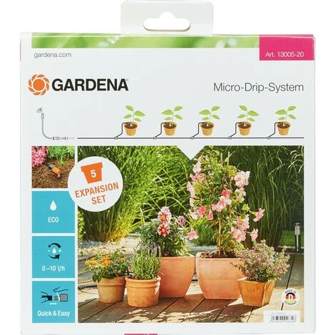 Gardena MDS Erweiterungsset 5 Pflanztöpfe