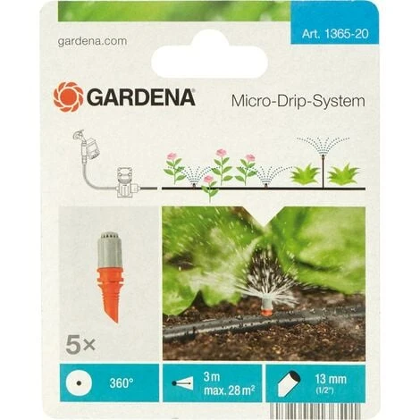 Gardena MDS.-Sprühdüse 360 Grad, A 5 Stück