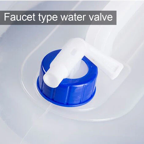 2 Stück 5 L Zusammenklappbarer Wasserbehälter Tragbar Mit Wasserhahn Für Camping – Bild 4