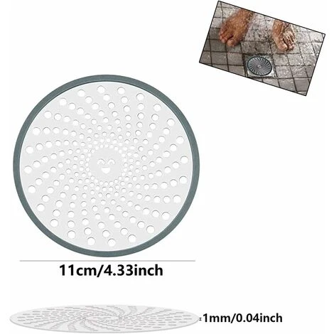 Haarfänger Waschbecken Sieb Sieb Dusche Ablauffilter Abwasserstopfen Ablaufsieb Edelstahl Küchenspüle Sieb Bad Sieb Für Badezimmer Küche Und Toilette – Bild 3