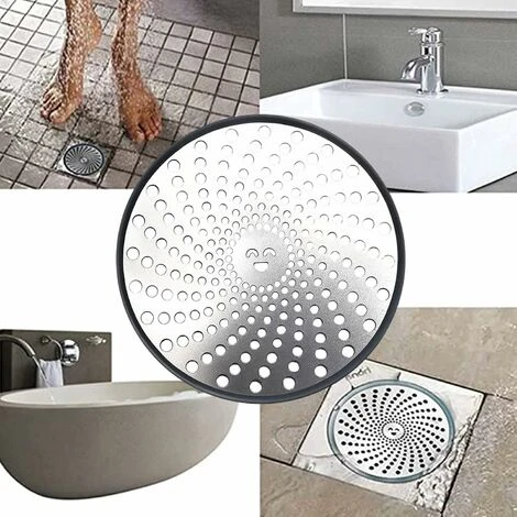 Haarfänger Waschbecken Sieb Sieb Dusche Ablauffilter Abwasserstopfen Ablaufsieb Edelstahl Küchenspüle Sieb Bad Sieb Für Badezimmer Küche Und Toilette – Bild 5