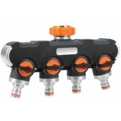 2/4-Wege-Verteiler, 3/4 Und 1/2 Mit Hahnadapter, Passend