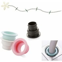 5er-Pack Silikon-Dichtstopfen Für Deodorant-Ablaufschlauch, Waschmaschinenanschluss, Schwimmbad-Reinigungswerkzeug Für Badezimmer, Küche (zufällige Farbe)