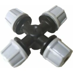 Bewässerung Gewächshaus 4-PS-Tropfzerstäuberdüse Kreuzzerstäuberdüse Zerstäubungswasser Gewächshaus-Tropfbewässerungssystem (Color : Light Grey)