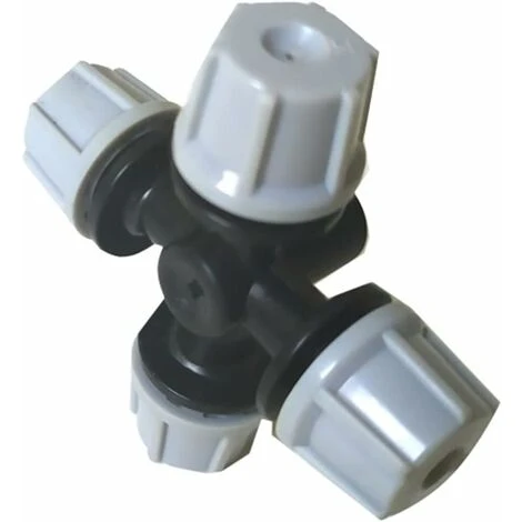 Bewässerung Gewächshaus 4-PS-Tropfzerstäuberdüse Kreuzzerstäuberdüse Zerstäubungswasser Gewächshaus-Tropfbewässerungssystem (Color : Light Grey) – Bild 2