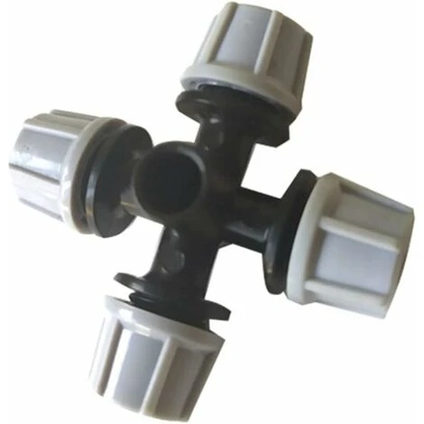 Bewässerung Gewächshaus 4-PS-Tropfzerstäuberdüse Kreuzzerstäuberdüse Zerstäubungswasser Gewächshaus-Tropfbewässerungssystem (Color : Light Grey) – Bild 3