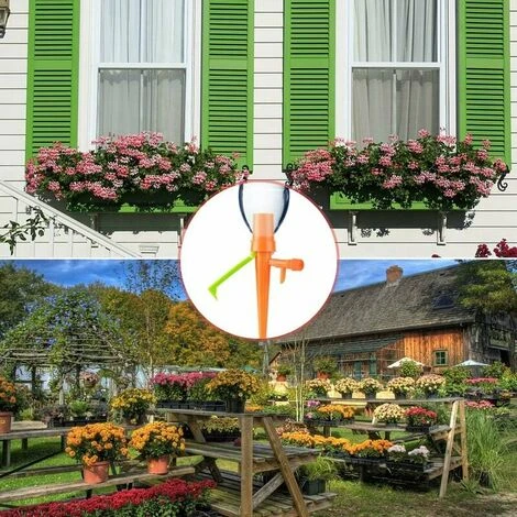 12 Stück Automatische Pflanzenbewässerung Zum Selbermachen, Spender-Bewässerungssystem, Bewässerung Von Pflanzen, Blumen, Bonsai, Bewässerungsset Für Den Innen- Und Außenbereich – Bild 5