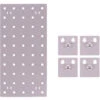 Wall Control Pegboard Rack Horizontale Pegboard - Einfach Zu Installierende Pegboards Grau S
