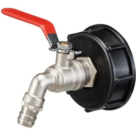 IBC Adapter S60x6 Mit Kugelauslaufventil 3/4' EVERTEC®