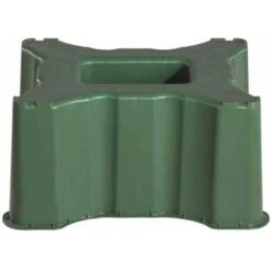 Garantia Regentonnenunterstand, Aus Kunststoff In Grün, 80x80x35 Cm, Für 300 L Regentonnen