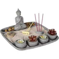 ATMOSPHERA Garten Zen Zement 24x24x12