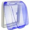 Wasserdichtes Kunststoffgehäuse Für Wandschalter, Türklingel, Flip-Cover Für Zuhause (Blau)