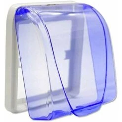 Wasserdichtes Kunststoffgehäuse Für Wandschalter, Türklingel, Flip-Cover Für Zuhause (Blau)