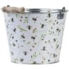 Esschert Design Eimer Blumen- Und Bienenmuster 5 Liter