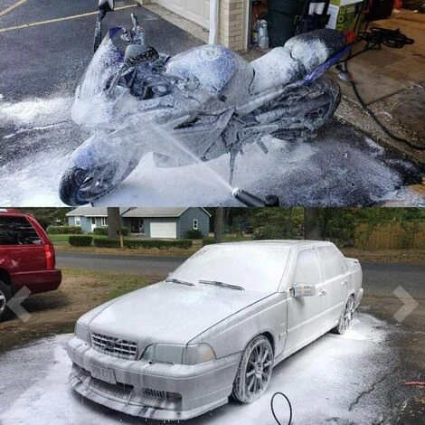 Lavor/Parkside/Spear And Jackson Foam Cannon Hochdruckreiniger Schaumlanze, Messingteile, Einstellbare Konzentration, Einstellbarer Sprühbereich 1 L – Bild 3