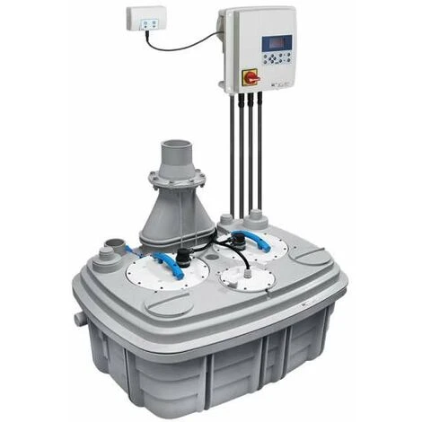 SFA Sanibroy Sanicubic 2VX Smart Doppelhebeanlage Abwasserhebeanlage Freistromrad Bis 40m³/h 2x 2000