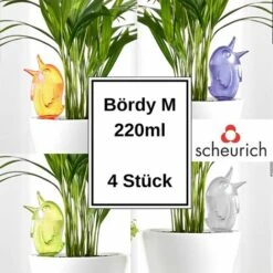 4x Scheurich Bewässerungssystem Scheurich Wasserspender Bördy M 220 Ml Scheurich Wasserspender Bördy M 220 Ml