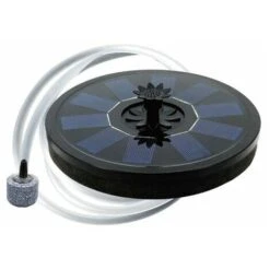 GTA Solar-Teichbelüfter Sauerstoff-Schwimmpumpe Mit Luftschlauch Und Steinblasen Schwimmender Wasser-Sauerstoff-Belüfter 5 V / 1,5 W Tank Fischbrunnen Vogeltränke Für Gartenteich Oder Springbrunn