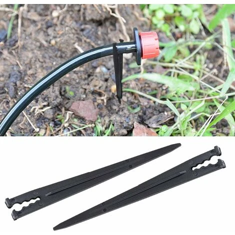 Set Mit 50 Gartenschlauchhaltern Für Bewässerungsschläuche - Ankerhalterung Zur Befestigung Von Gartenschläuchen - Zubehör Für Gartenschläuche 4/7 Oder 3/5 – Bild 3