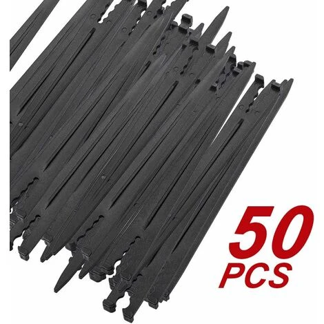Set Mit 50 Gartenschlauchhaltern Für Bewässerungsschläuche - Ankerhalterung Zur Befestigung Von Gartenschläuchen - Zubehör Für Gartenschläuche 4/7 Oder 3/5 – Bild 4