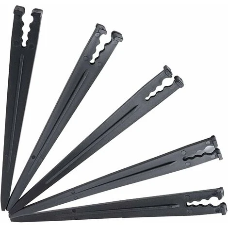 Set Mit 50 Gartenschlauchhaltern Für Bewässerungsschläuche - Ankerhalterung Zur Befestigung Von Gartenschläuchen - Zubehör Für Gartenschläuche 4/7 Oder 3/5 – Bild 5