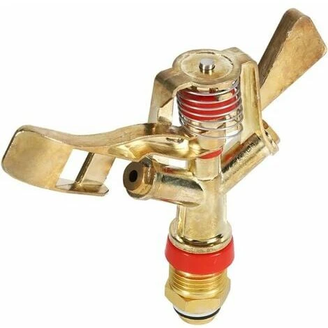 Wassersprinkler, 1/2 Zoll Anschluss Messing Schwenkarm Wassersprinkler Für Rasenbewässerung Gartenbewässerung – Bild 3
