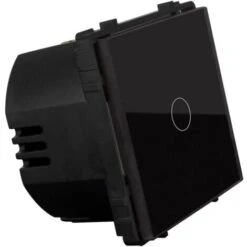 Lichtschalter Touch Einfach Modern Schwarz